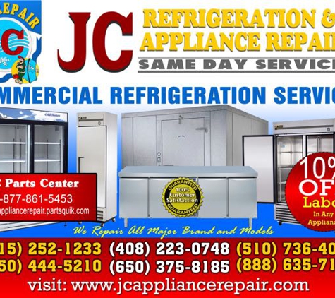 JC Appliance Repair - San Mateo, CA