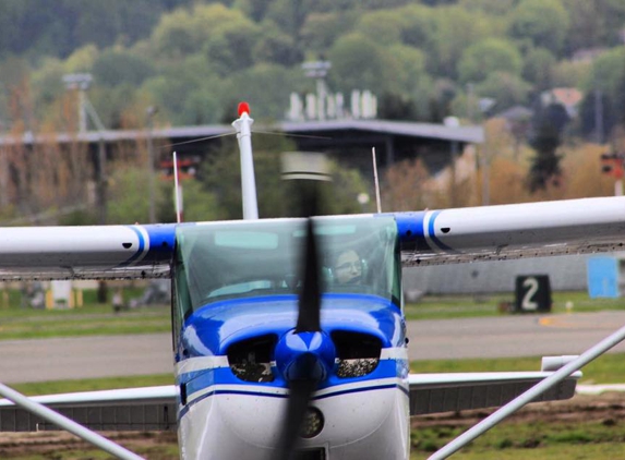 Pro-Flight Aviation, Inc. - Renton, WA. Received my license a week before this shot.