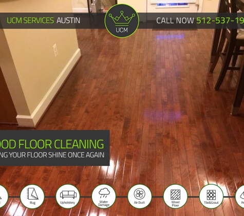 UCM Services Austin - Austin, TX. Hardwood Floor Refurbish