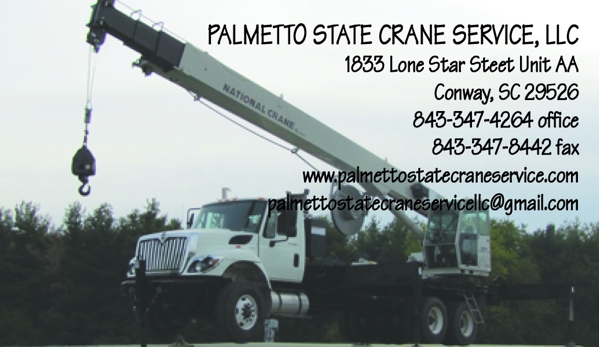 Palmetto State Crane Service, LLC. - Conway, SC