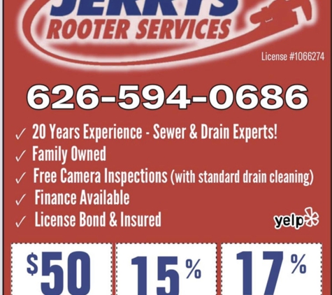 Jerry's Rooter Service - San Dimas, CA