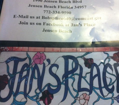 Jan's Place Restaurant - Jensen Beach, FL