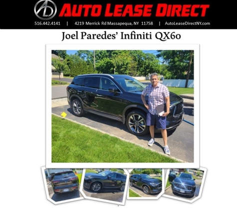 Auto Lease Direct - Massapequa, NY. Joel Paredes - Infiniti QX60