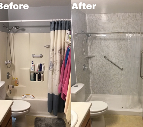 Great Lakes Home Renovations - Saint Paul, MN. A breeze! This Bathwraps conversion just completed in Owatonna.