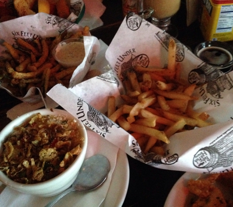 Six Feet Under Pub & Fish House - Atlanta, GA. Fries and more