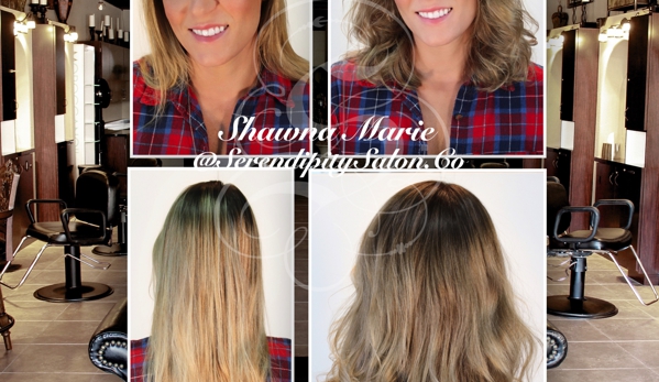 Serendipity - Yuba City, CA. Before and After Color and Cut by Shawna Marie