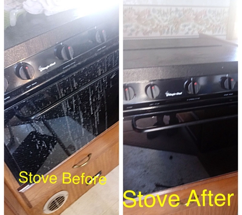 Divine House Cleaning - Salem, OR. Stove Deep Clean