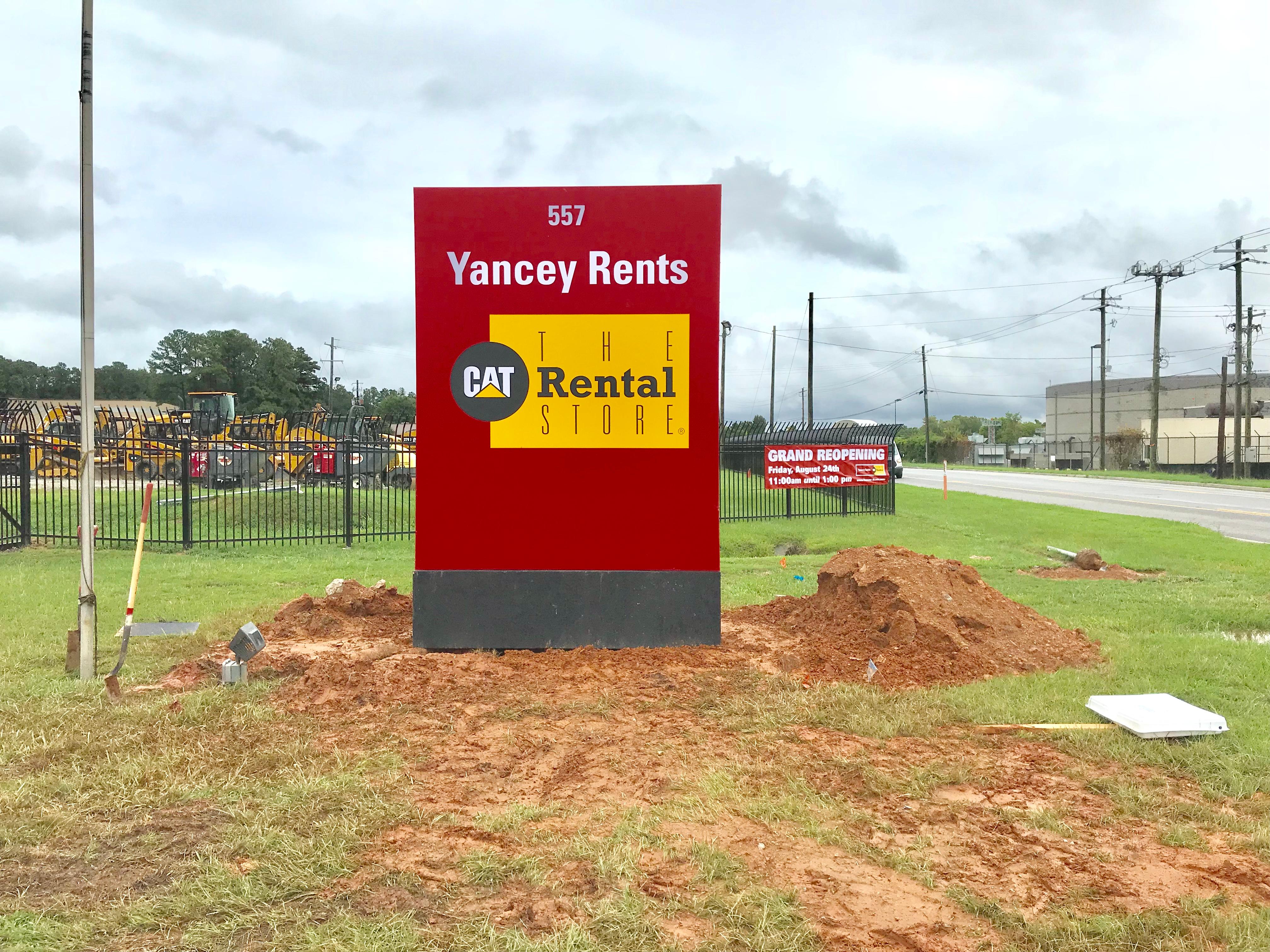 Yancey Rents Cat Rental Store 557 Lee Industrial Blvd, Austell, GA