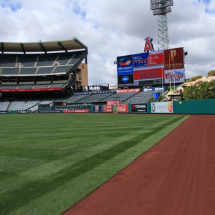 Sports Venue Padding by Artistic Coverings, Inc. - Cerritos, CA. SportsVenuePadding.com | Outfield, baseline, bullpen, and dugout padding with graphics | Baseball - Softball | Los Angeles Angels Ball Club