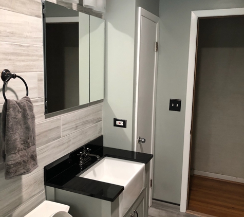 Quality  Home Remodelers LLC. Bathroom Sink installed