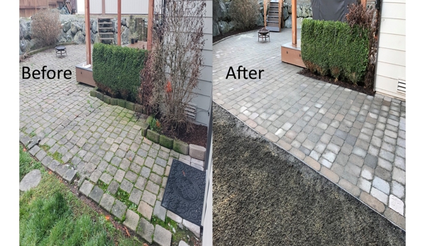 Green Earth Landscape Services - Burlington, WA. Paver Patio Renovation