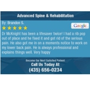 Advanced Spine & Rehabilitation - Rehabilitation Services