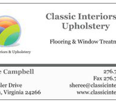 Classic Interiors & Upholstery - Lebanon, VA