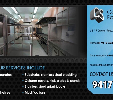 Coolsteel Fabrication - Cockburn Central, WA. We Are Locally Owned And Operated Business