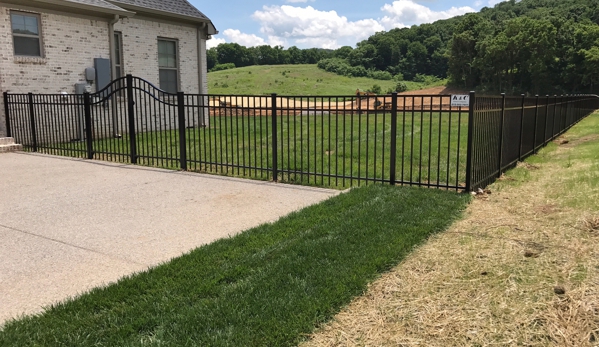 K and C Fence Company - Nashville, TN. Aluminum fence with a arched gate installed in Nashville TN by K & C Fence Company www.fencenashville.net