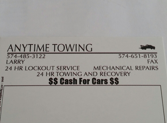 Anytime Towing and Recovery of Michiana - Mishawaka, IN