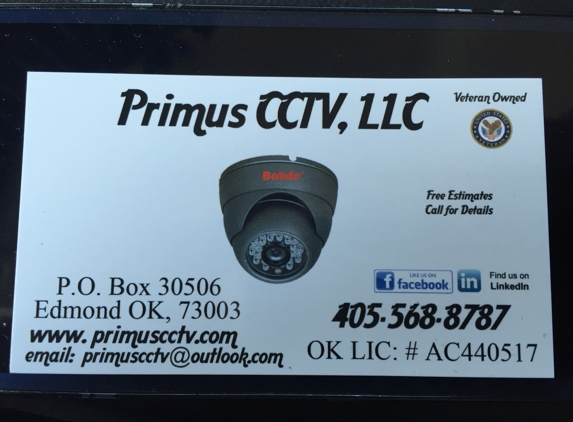 Primus CCTV, LLC - Edmond, OK