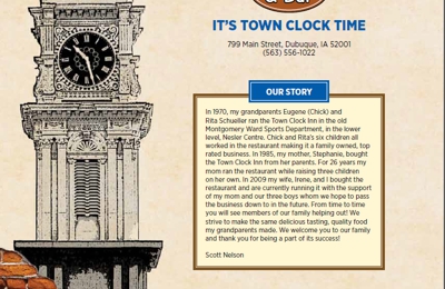 Town Clock Inn 799 Main St Dubuque Ia 52001 Yp Com