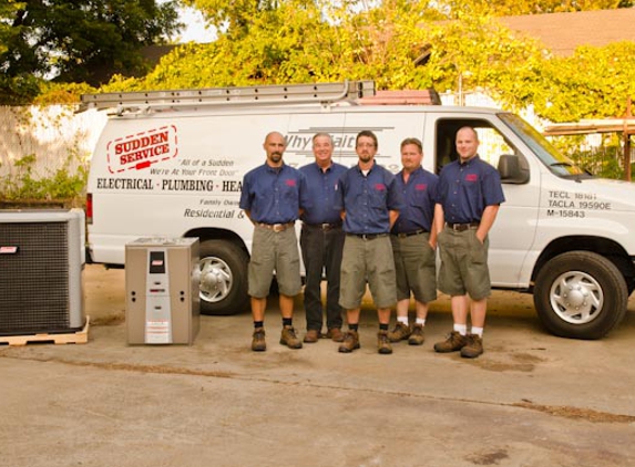 Sudden Service - Euless, TX. Techs and equipment