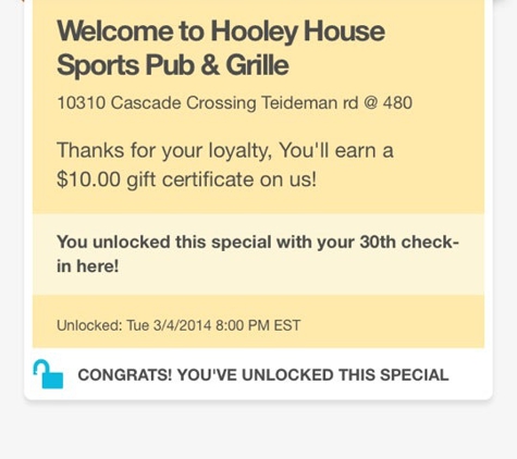 Hooley House Sports Pub & Grille - Cleveland, OH