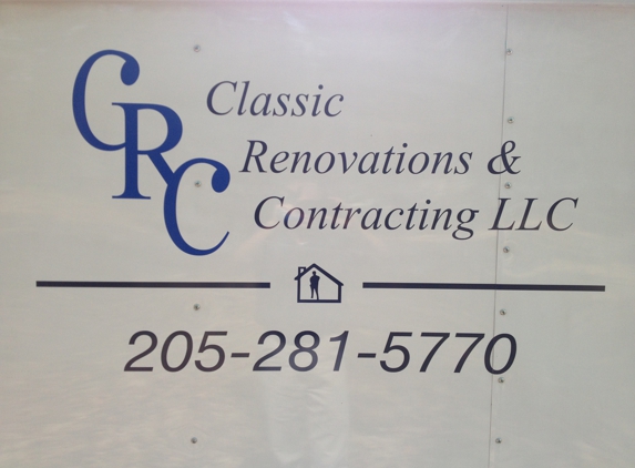Classic Renovations & Contracting LLC - Odenville, AL