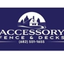 Accessory fence and deck