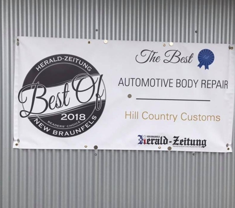 Hill Country Customs & Collision Repair - New Braunfels, TX