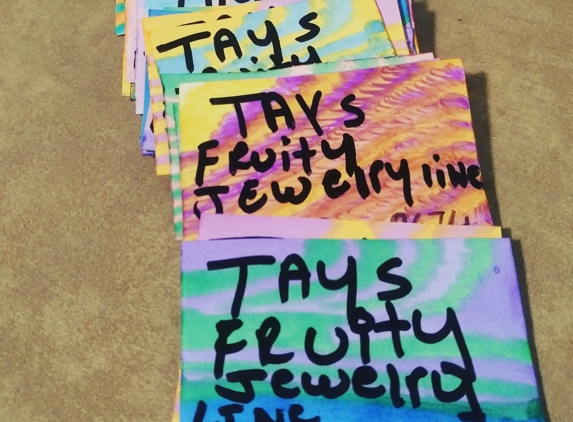 tays fruity jewelryline - Lynn, MA. Business cards