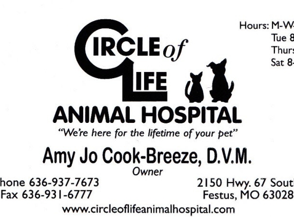 Circle Of Life Animal Hospital - Festus, MO