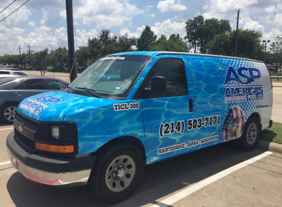 ASP - America's Swimming Pool Company of Flower Mound - Flower Mound, TX. ASP Van