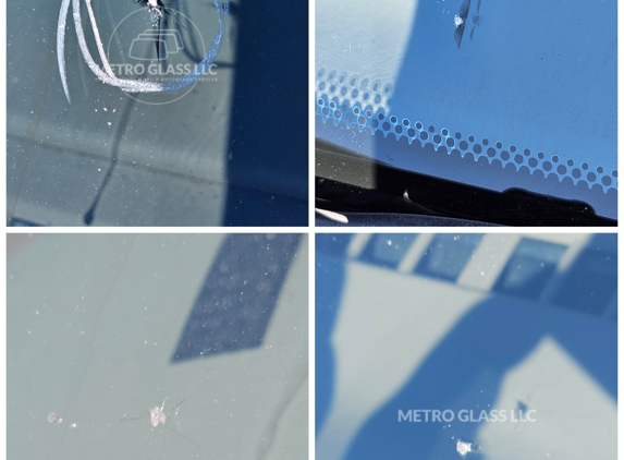 Metro Glass LLC - Ridgeland, MS. Rockchip Repair (Before/After)