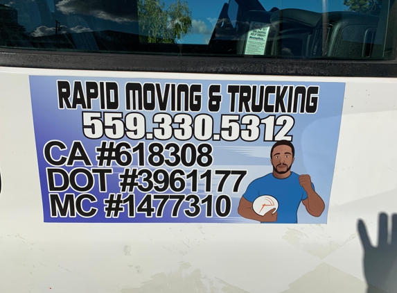 Rapid Moving and Trucking - Fresno, CA