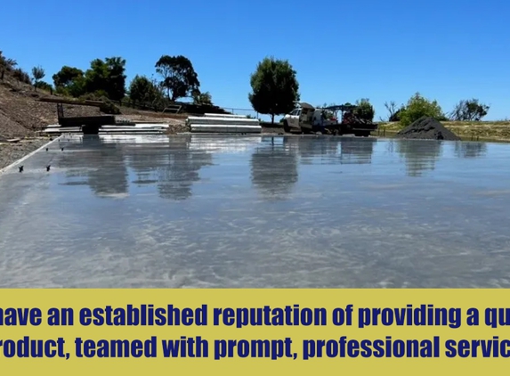 Bramichs Concrete - Wynyard, TAS. We have an established reputation of providing a quality product, teamed with prompt, professional service.