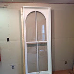 Jim Illingworth Millwork, LLC - Adams, NY. Inner arched top traditional double hung window unit with weights and pulleys, restoration project in NY.