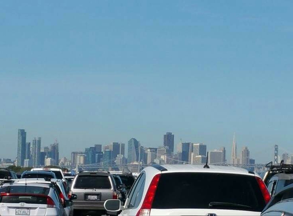 Northern CA Swap Meets Inc - Alameda, CA. Parking lot view at the swap meet. It gets crowded so go early.