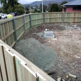 The Fence Men - Kingston, TAS. 1.5m high treated lapped palings