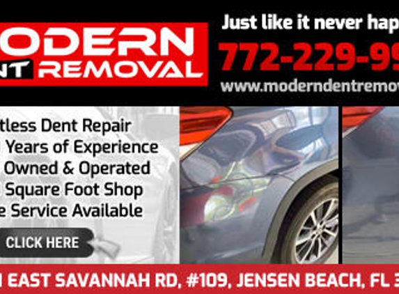 Modern Paintless Dent Removal - Jensen Beach, FL