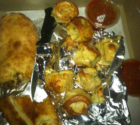 Frank's Pizza - Flanders, NJ. The garlic knots(ball shaped) were rock solid, stale, and just gross.