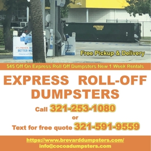 Express Roll-Off Dumpsters - Melbourne, FL