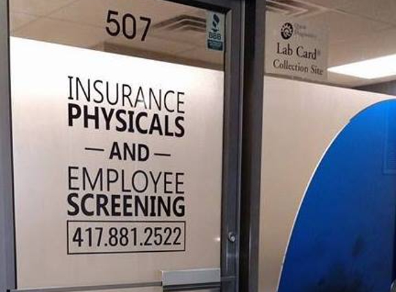 Insurance Physicals and Employee Screening - Springfield, MO