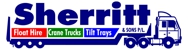 Sherritt & Sons Tilt Tray Crane Trucks & Float Hire - Transport Services