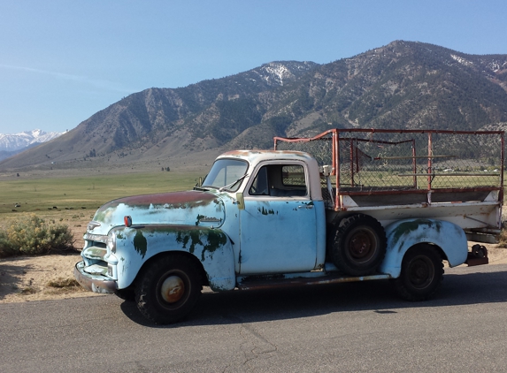 Hillside Mobile Home Village - Carson City, NV. The 54 Chevy Grandpa used to Build the Park