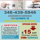 Locksmith La Porte Texas - Locks & Locksmiths