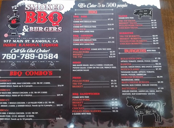 Pete's BBQ - Ramona, CA