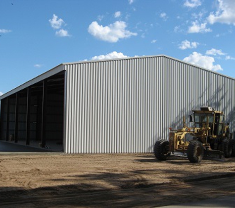 McHUGH STEEL FRAMING. Three sided Gable Farm Shed