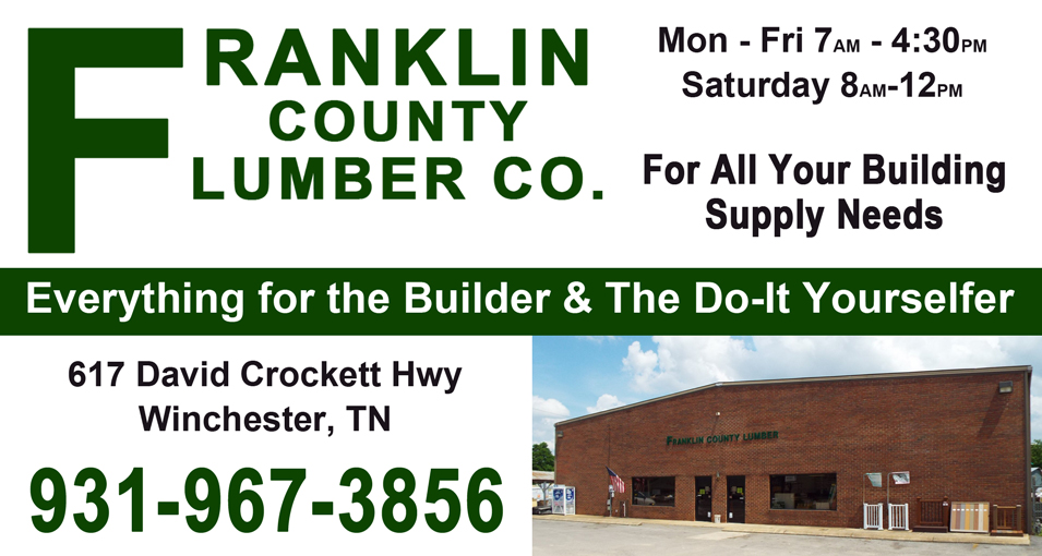 Franklin County Lumber Co Inc 617 David Crockett Hwy, Winchester, TN ...