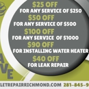 #Richmond TX _Toilet Repair - Water Heaters