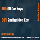 Dodge Key Replacement East Point
