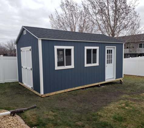 SquareShed Charlotte - Mooresville, NC. 12x20 Custom Shed Painted and Built on Site.