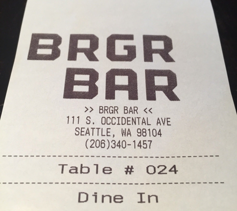 BRGR Bar Seattle - Seattle, WA